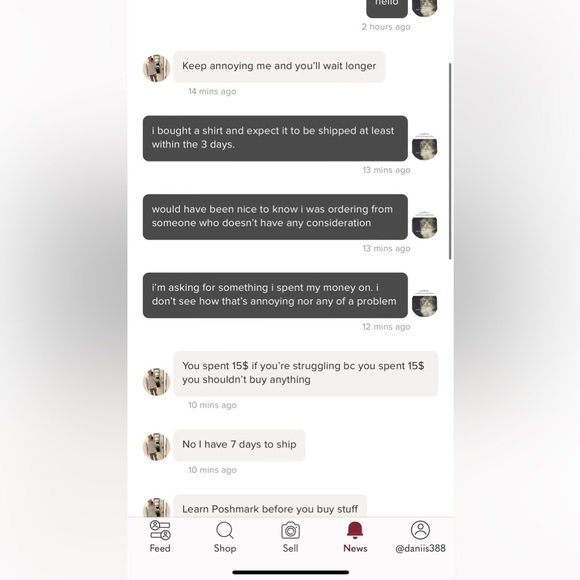 careful for @goatofsneakers i didn’t mind waiting the 7 days for the shipment - Picture 2 of 4